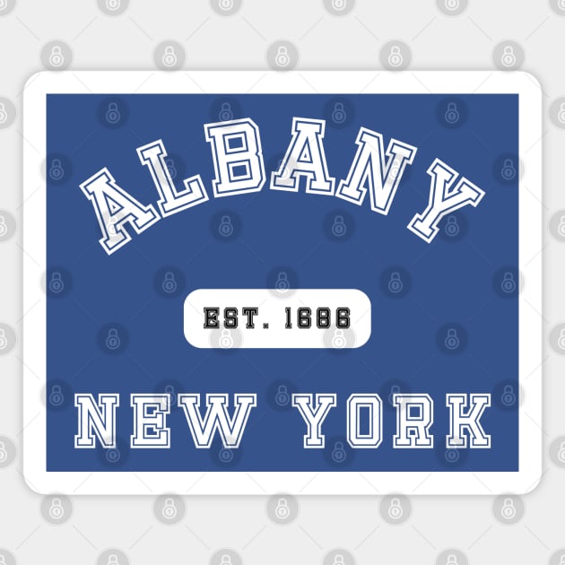 Albany NY Magnet by Proud Town Tees